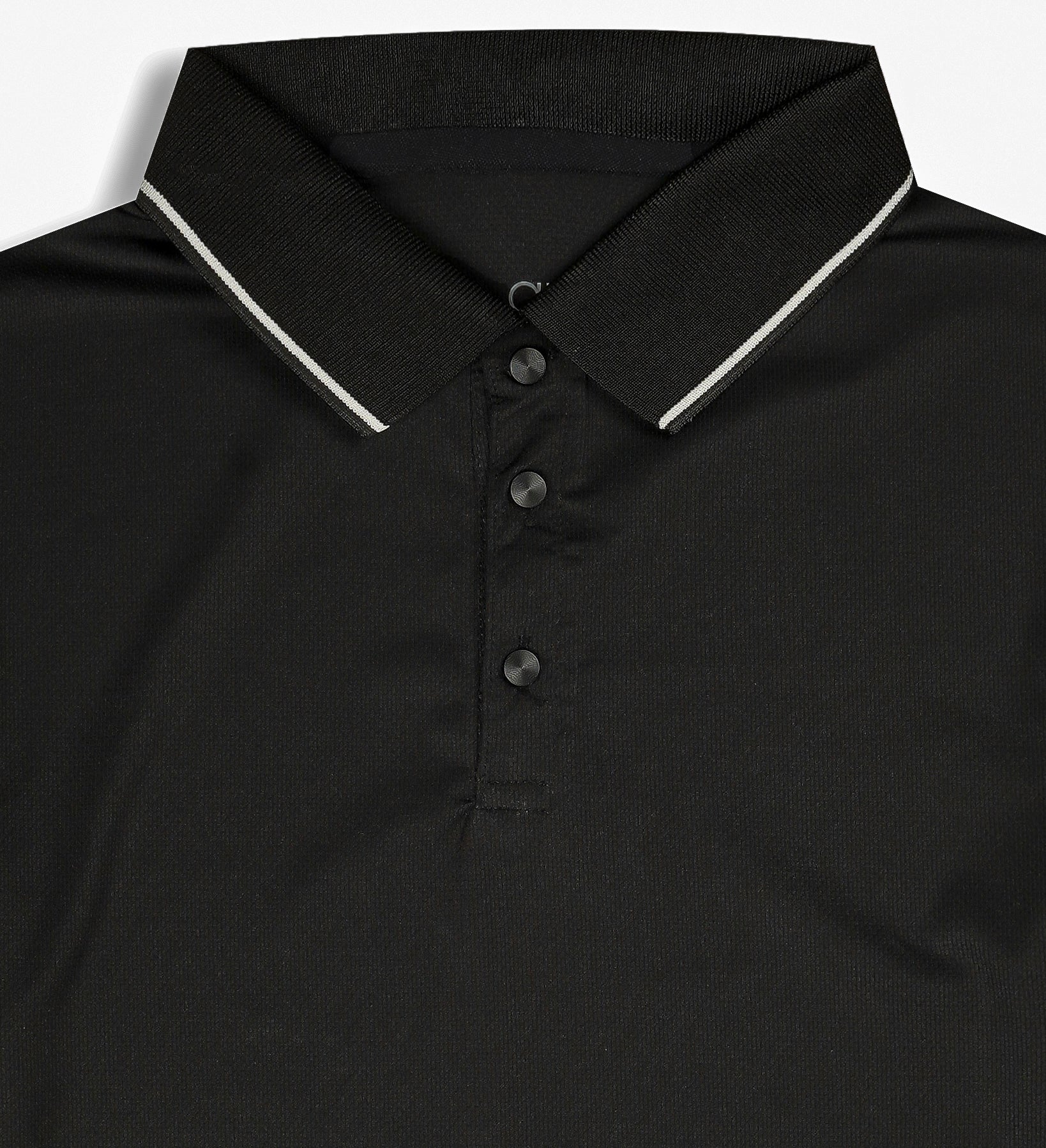 Jet Black Cool Dry Fit Polo T-Shirt