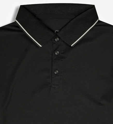 Jet Black Cool Dry Fit Polo T-Shirt
