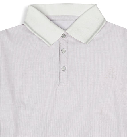 Ice Grey Cool Dry Fit Polo T-Shirt