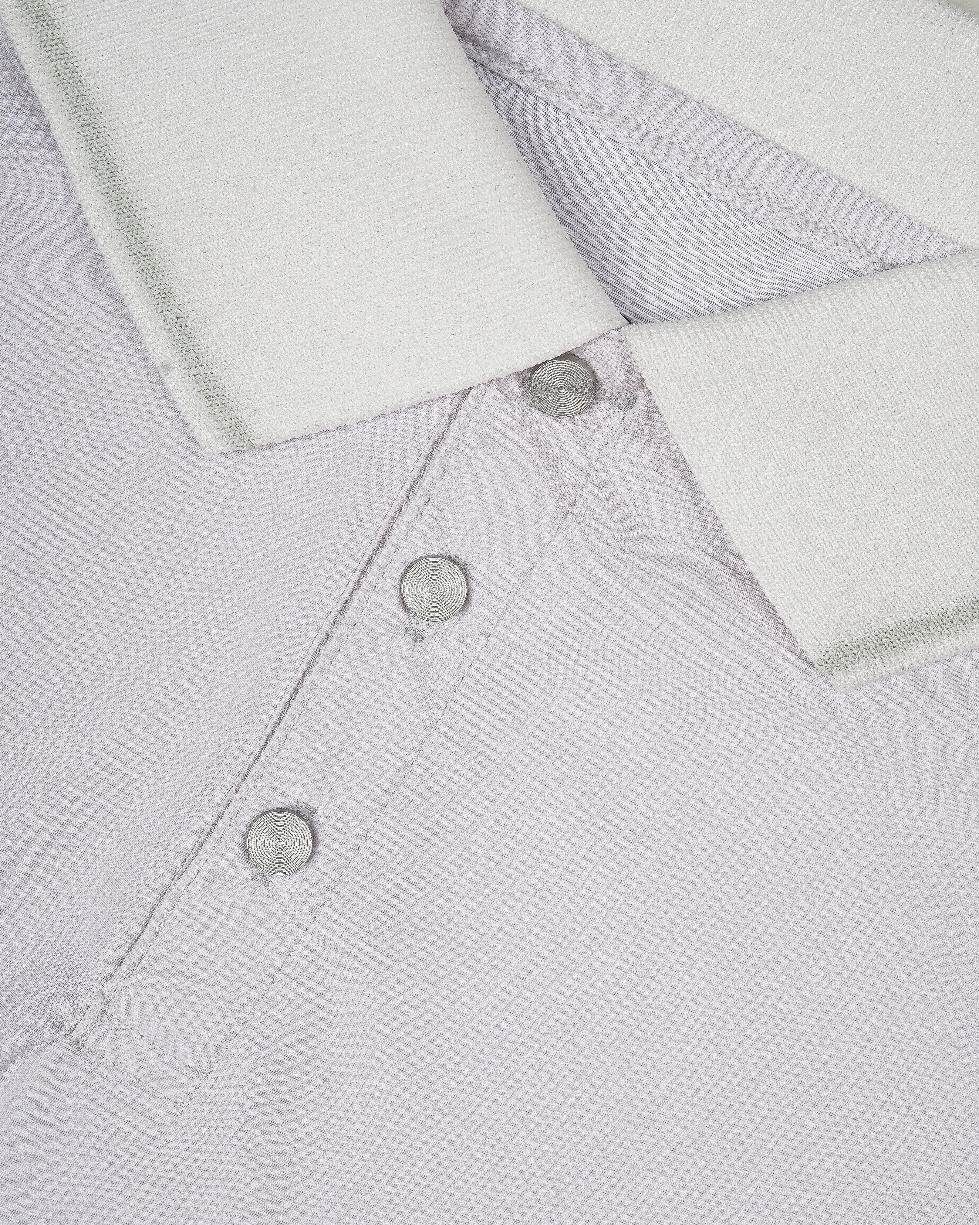 Ice Grey Cool Dry Fit Polo T-Shirt
