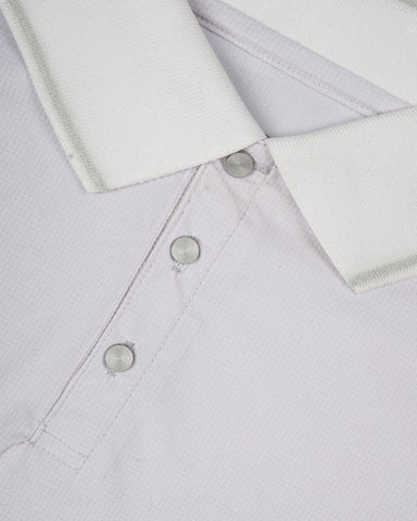 Ice Grey Cool Dry Fit Polo T-Shirt