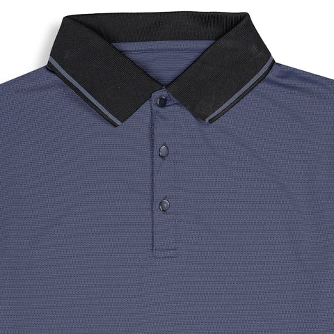 Steel Blue Cool Dry Fit Polo T-Shirt