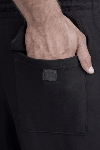 Black Terry Pocket Trousers