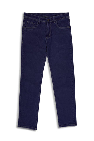 Dark Blue Relax Fit Denim Jeans