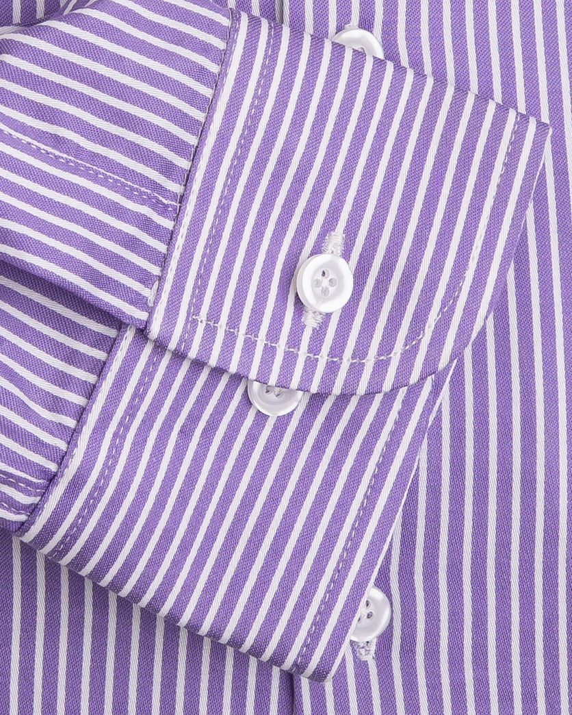 Royal Lavender Pinstripe Shirt