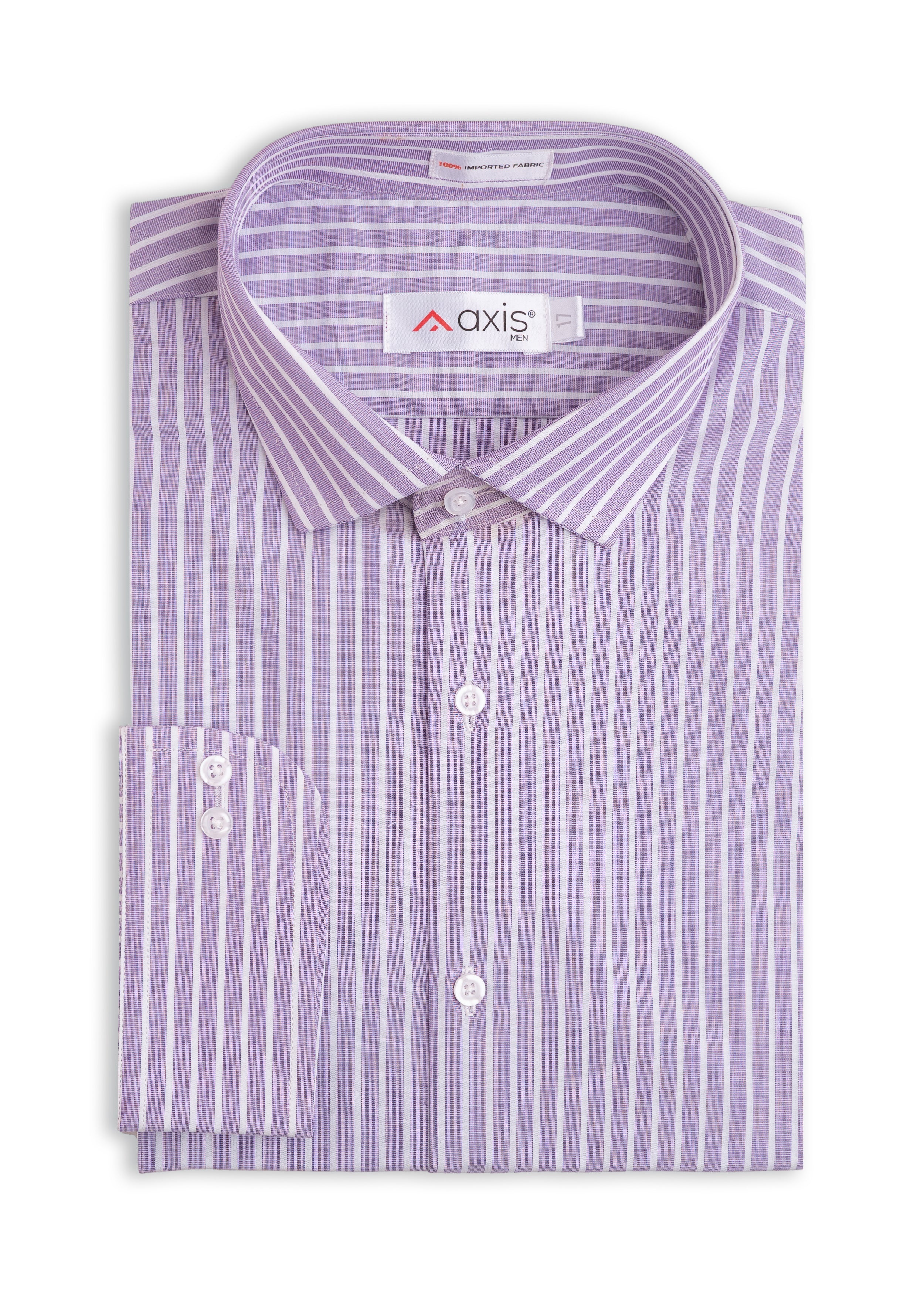 Lavender Striped Men's Shirt