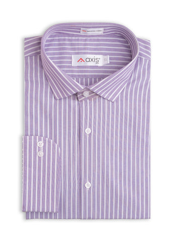 Lavender Striped Men's Shirt