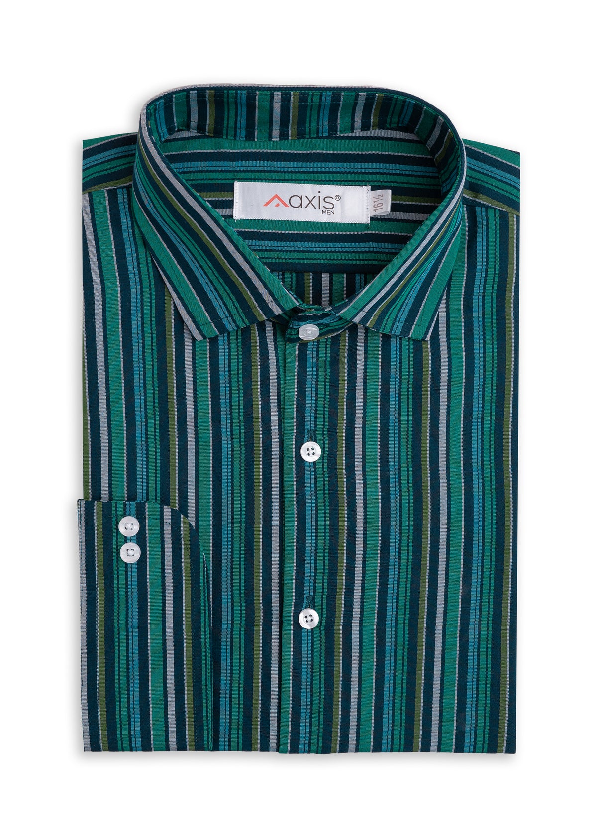 Emerald Stripes Men's Shirt
