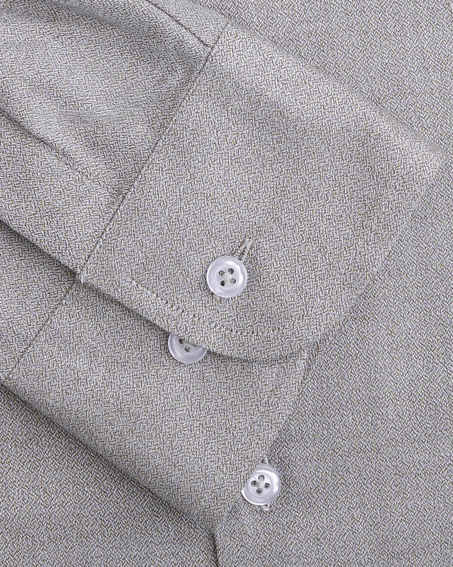 Ash Gray Textured Men's Shirt
