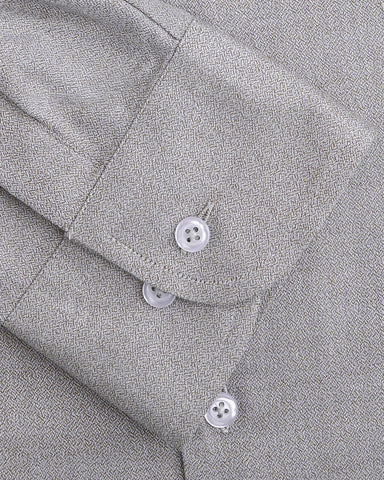 Ash Gray Textured Men's Shirt