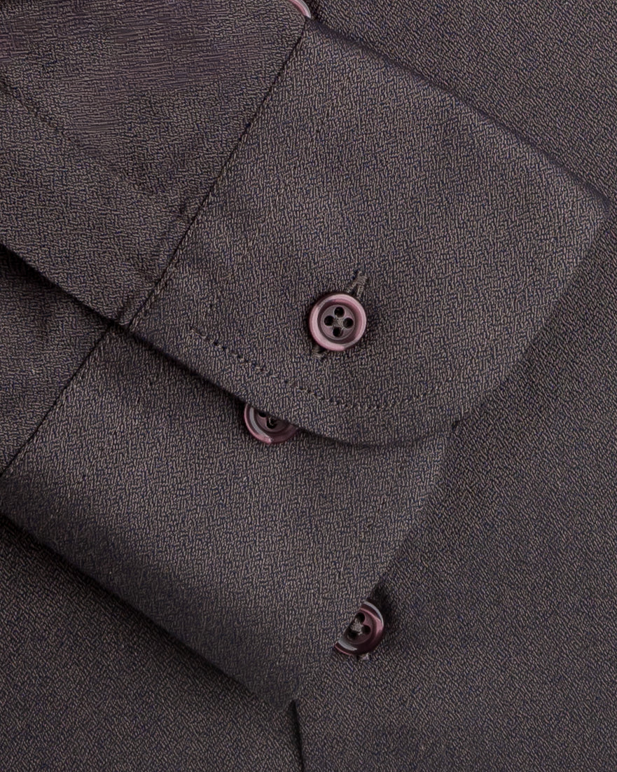 Charcoal Essence Textured Men's Shirt