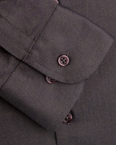Charcoal Essence Textured Men's Shirt