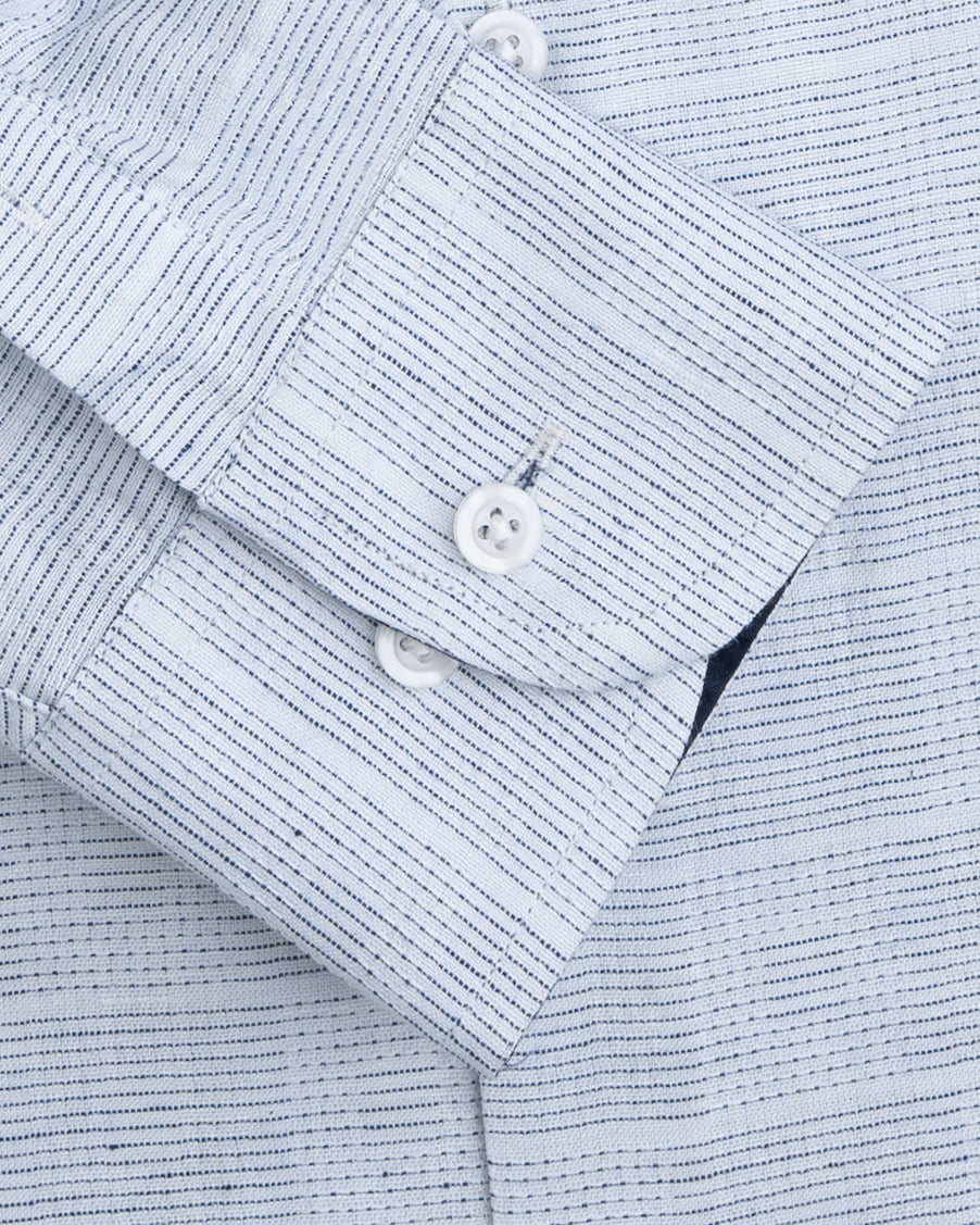 Azure Stripes Men's Shirt