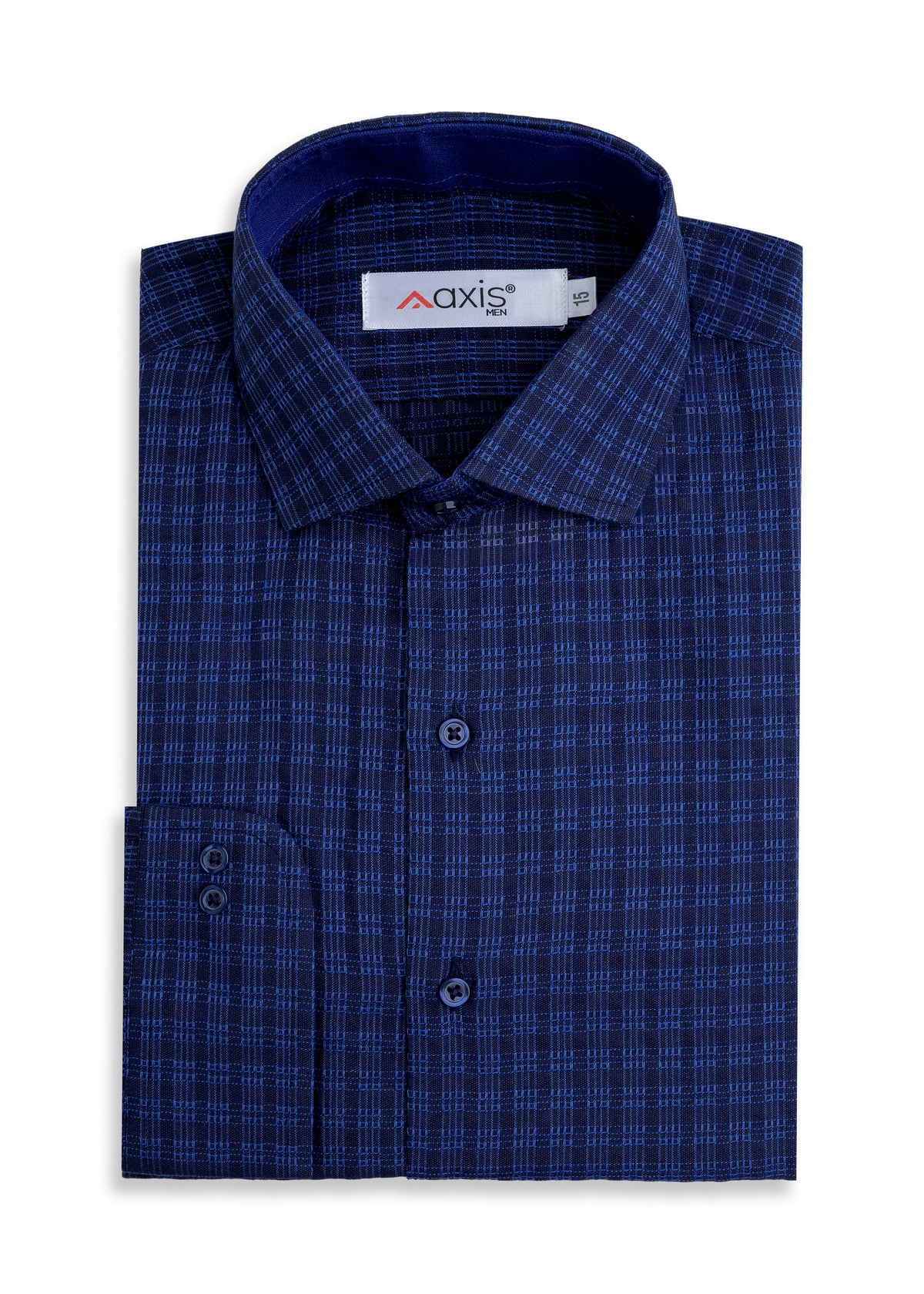 Royal Navy Check Formal Shirt