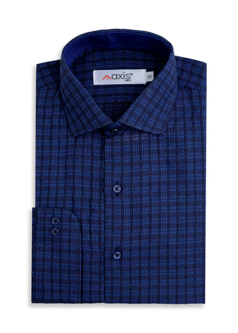 Royal Navy Check Formal Shirt