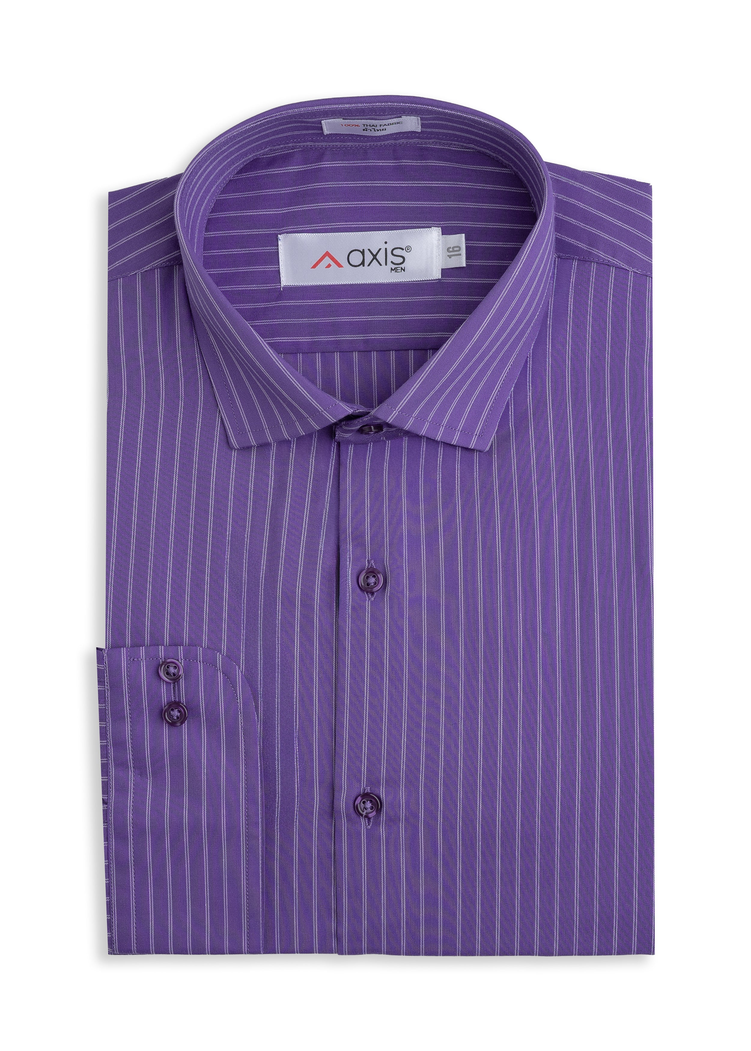 Premium Purple Striped Formal Shirt
