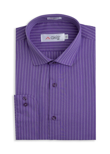 Premium Purple Striped Formal Shirt