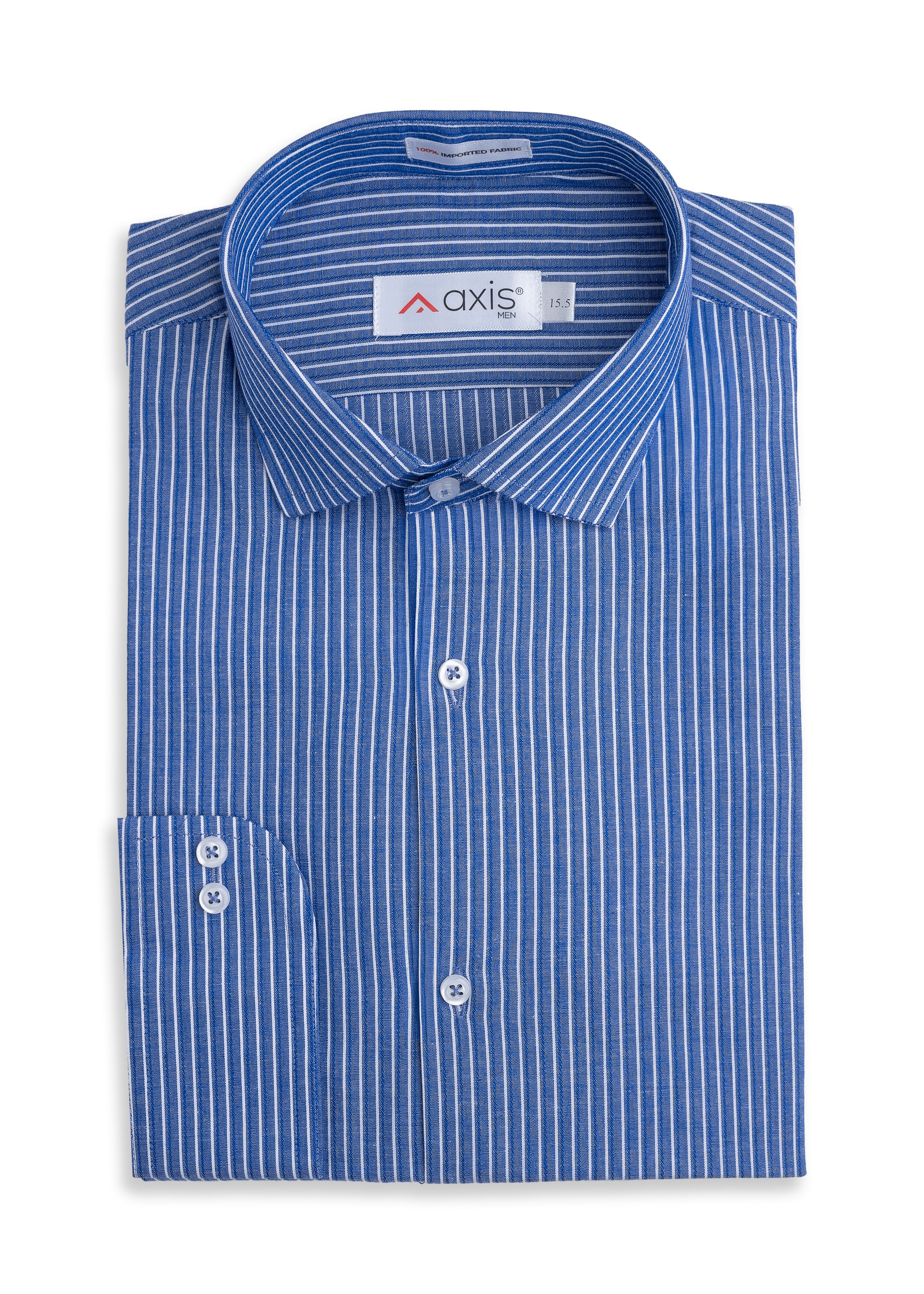 Smart Blue Stripe Business Shirt