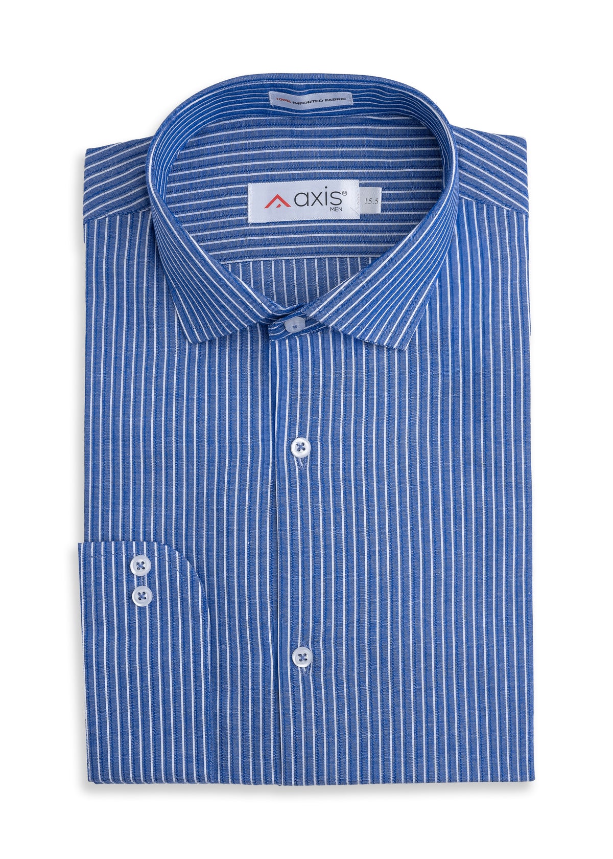 Smart Blue Stripe Business Shirt
