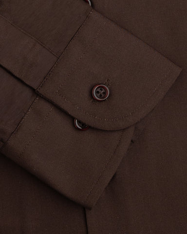 Classic Brown Formal Shirt