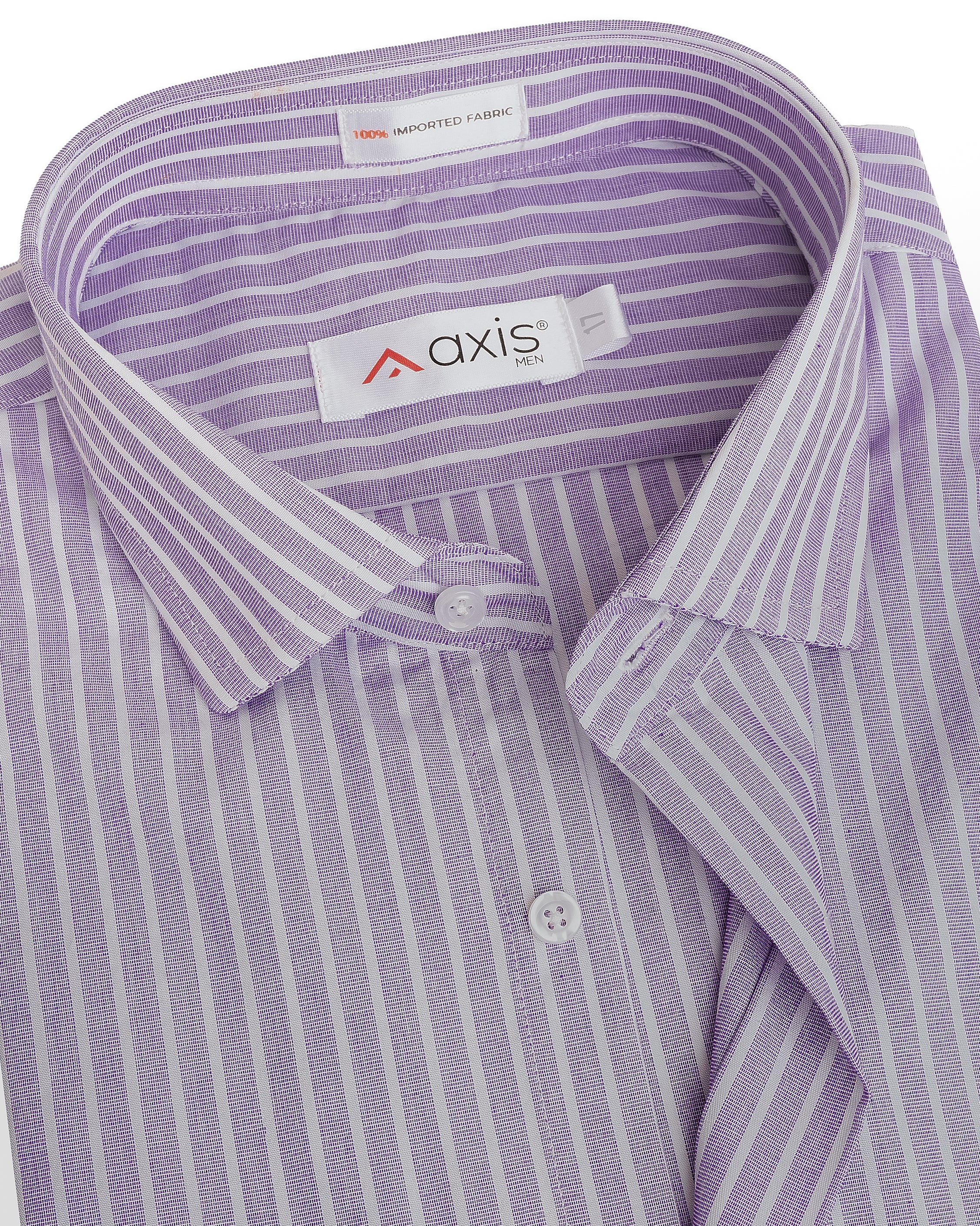 Lavender Striped Men's Shirt