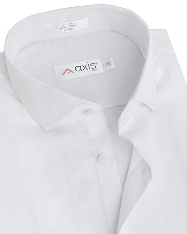 Classic White Textured Shirt
