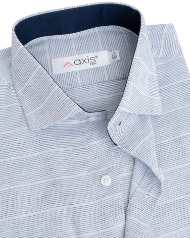 Azure Stripes Men's Shirt