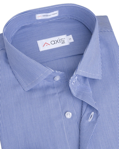 Executive Blue Striped Shirt