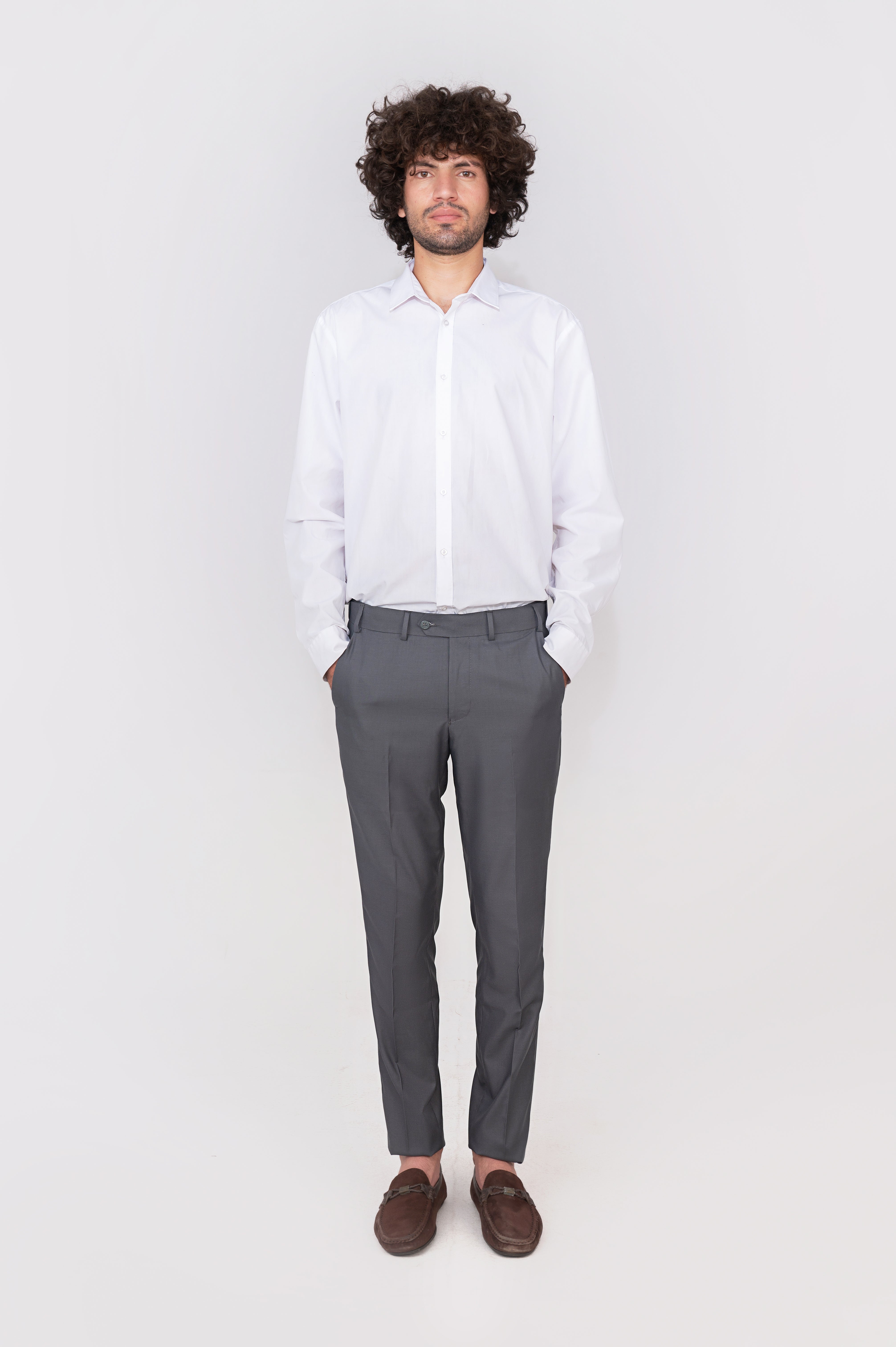 Light Grey Active Waist Pants