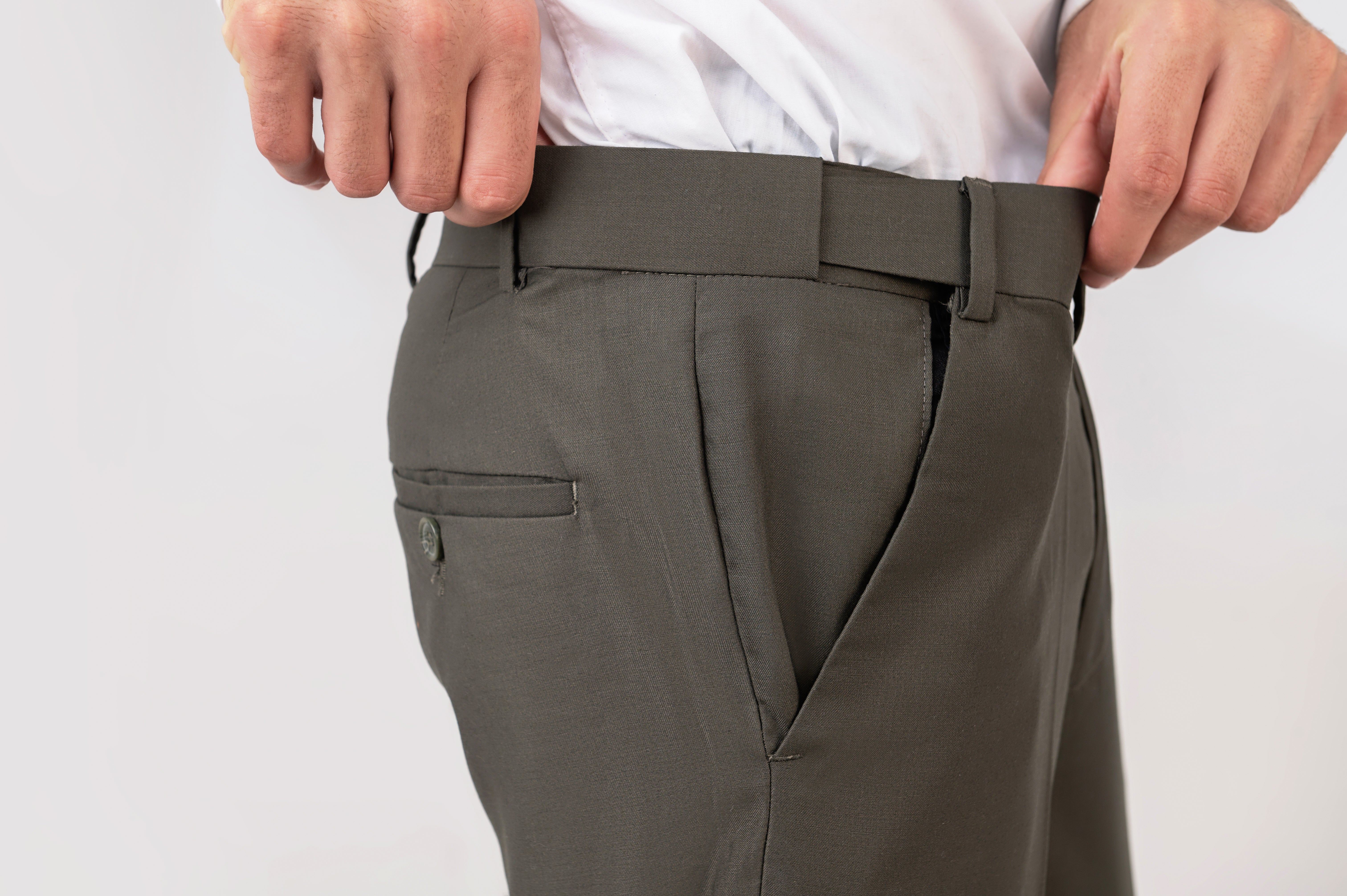 Olive Green Active Waits Pants