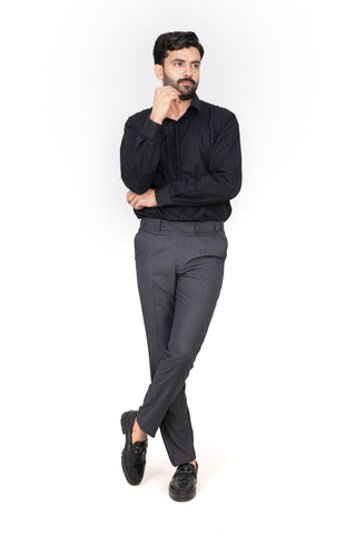Charcoal Grey Active Waist Pants