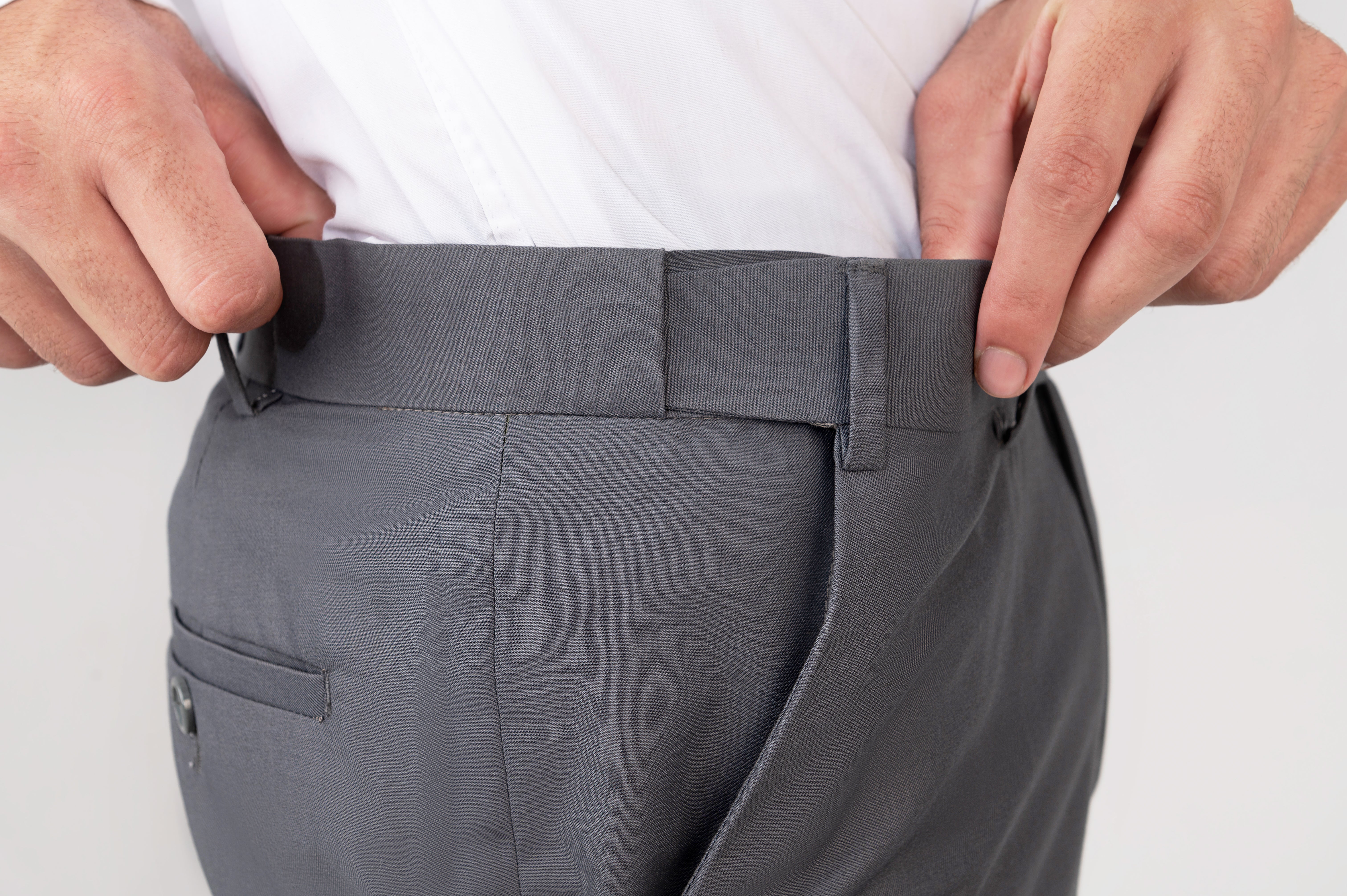 Light Grey Active Waist Pants