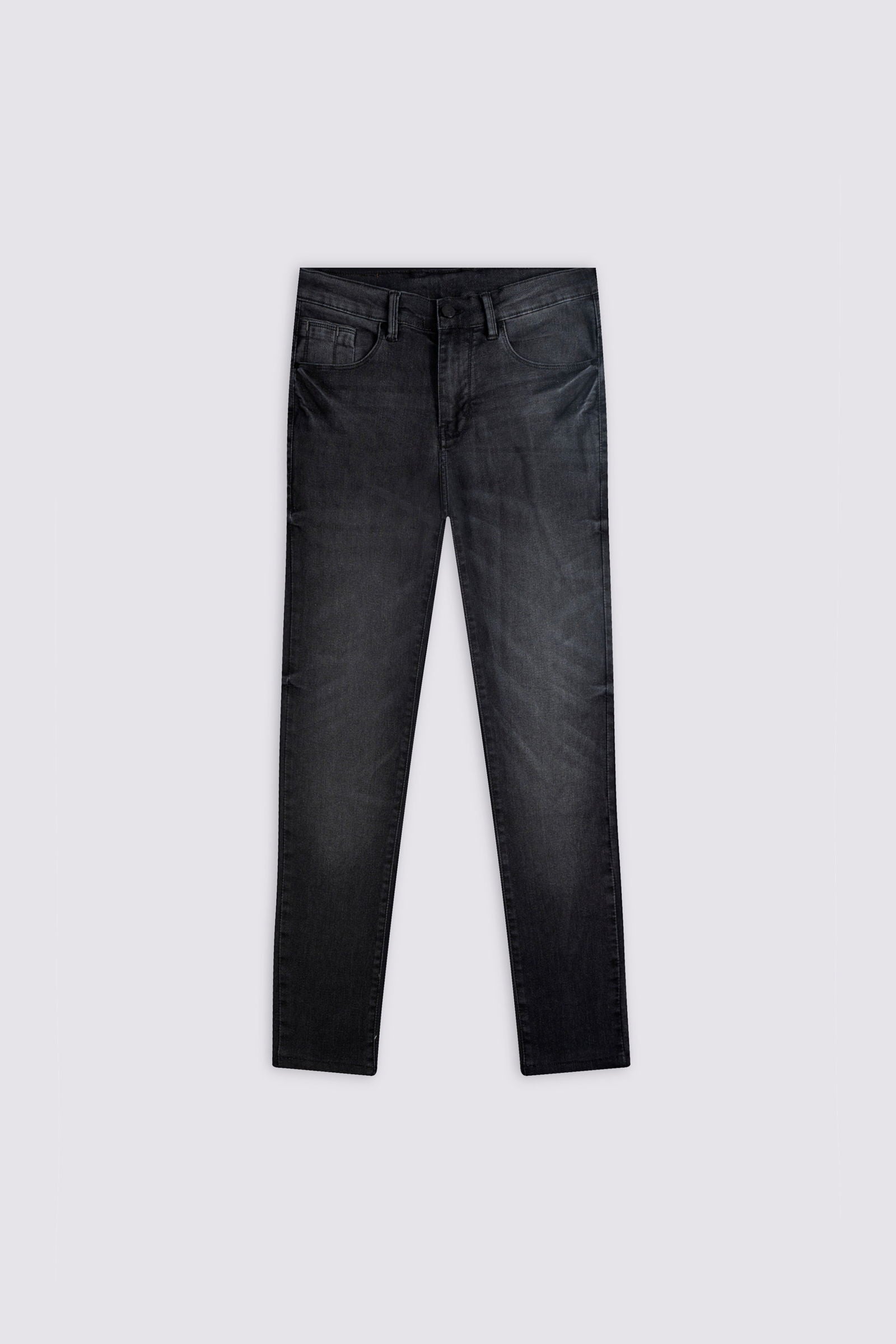Dark Grey Denim Stretch Jeans - The Axis Clothing