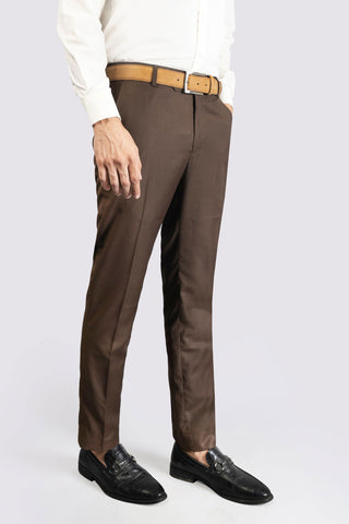 Formal Dress Brown Pant - The Axis Clothing