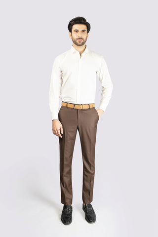 Formal Dress Brown Pant - The Axis Clothing