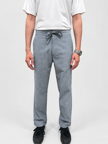 Grey Mist Irish Cotton Trousers