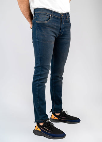 Gunmetal Blue Jeans - The Axis Clothing