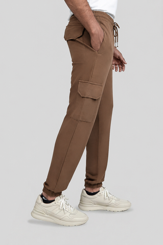 Brown Terry Pocket Trousers