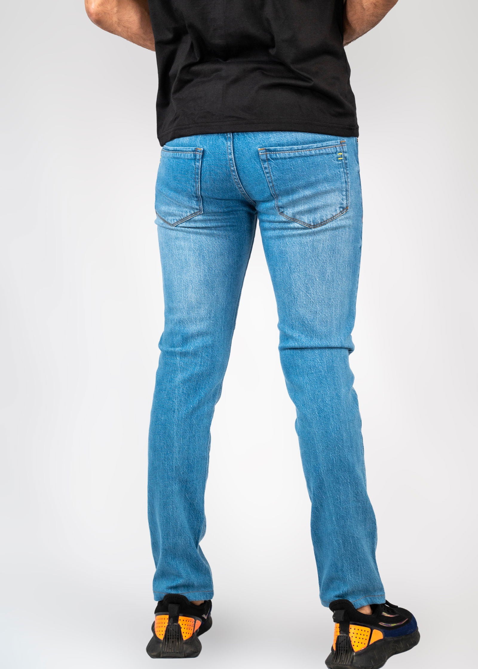 Ice Blue Jeans - The Axis Clothing