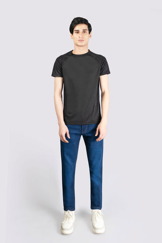 Power Stretch Denim Aqua Blue Jeans - The Axis Clothing