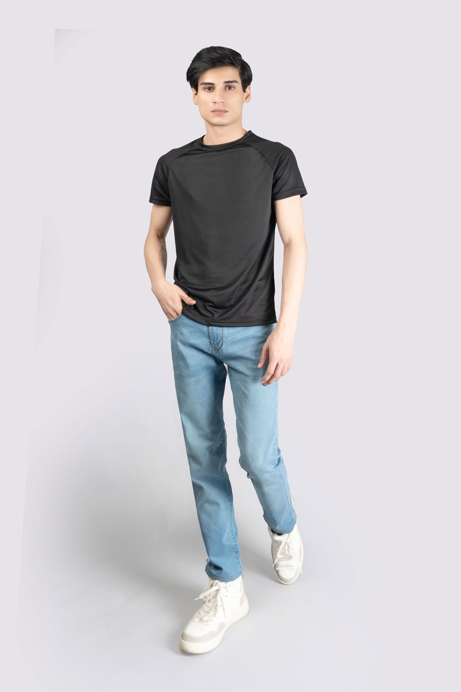 Power Stretch Ice Blue Jeans - The Axis Clothing