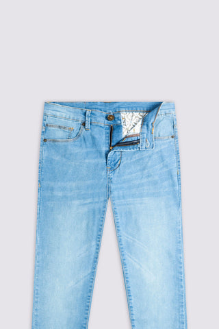 Power Stretch Ice Blue Jeans - The Axis Clothing