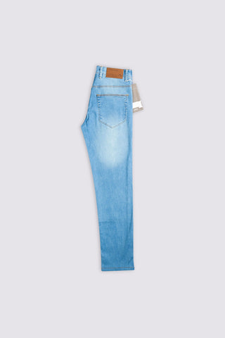 Power Stretch Ice Blue Jeans - The Axis Clothing
