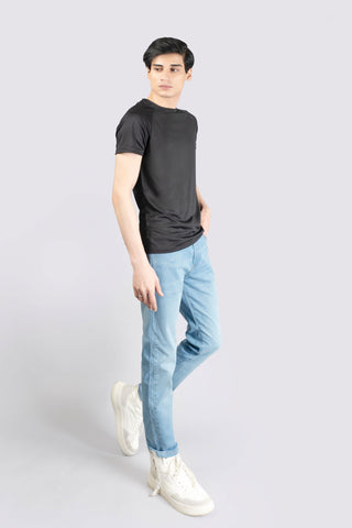 Power Stretch Ice Blue Jeans - The Axis Clothing