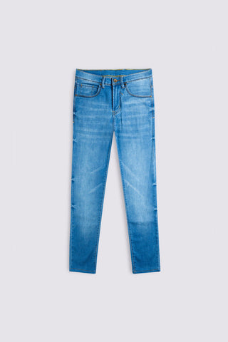 Regular Stretch Denim Periwinkle Blue Jeans - The Axis Clothing