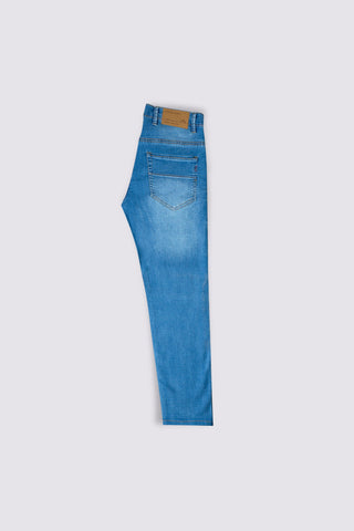 Regular Stretch Denim Periwinkle Blue Jeans - The Axis Clothing