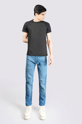 Regular Stretch Denim Periwinkle Blue Jeans - The Axis Clothing