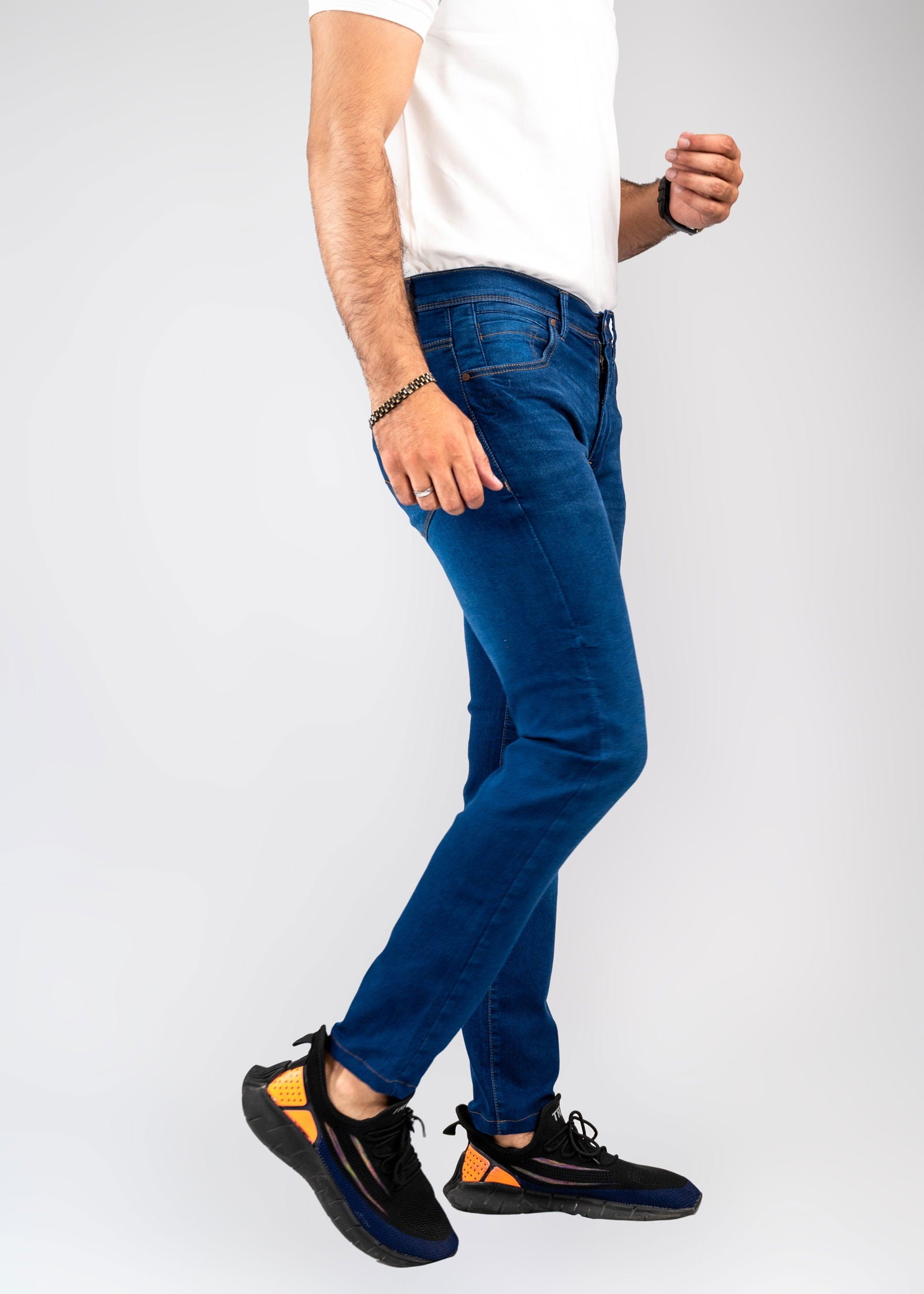 Royal Blue Jeans - The Axis Clothing