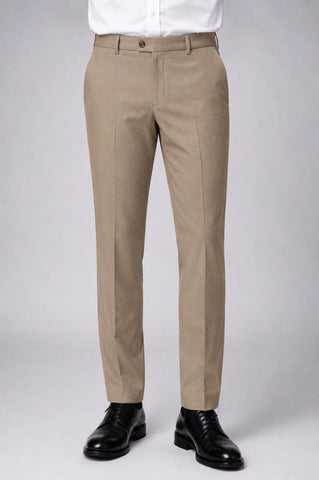 Sand Beige Active Waist Pants