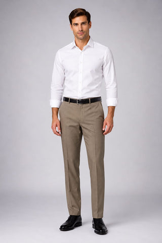 Sand Beige Active Waist Pants
